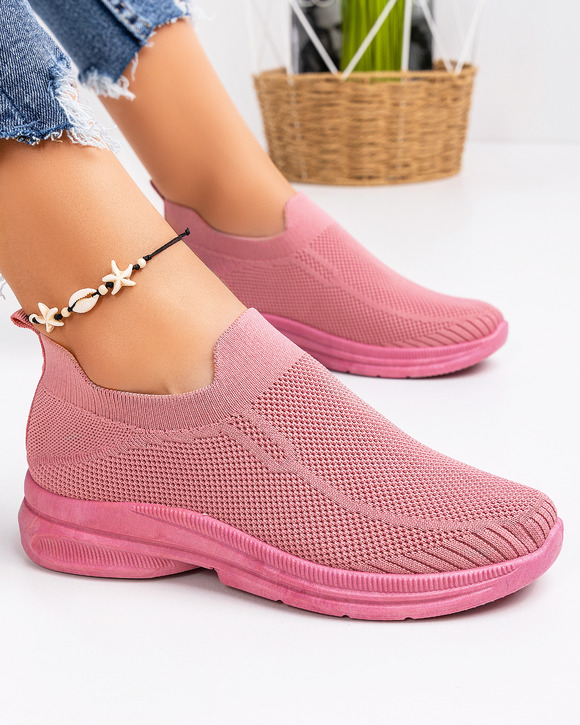 Femei - Pantofi sport dama roz A085