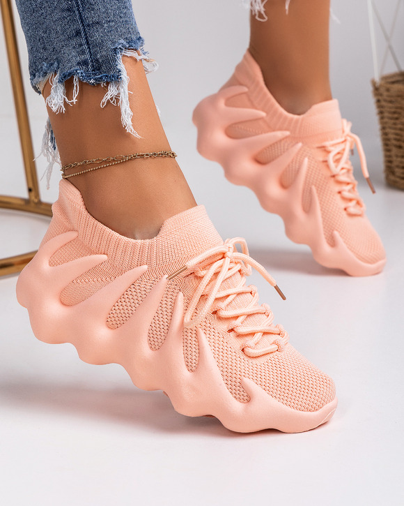 Pantofi - Pantofi sport dama roz A095