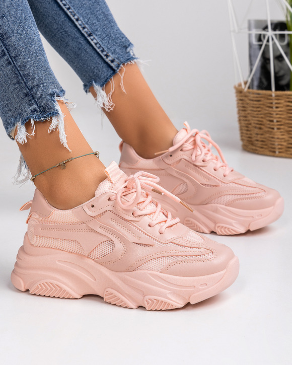 Femei - Pantofi sport dama roz A099