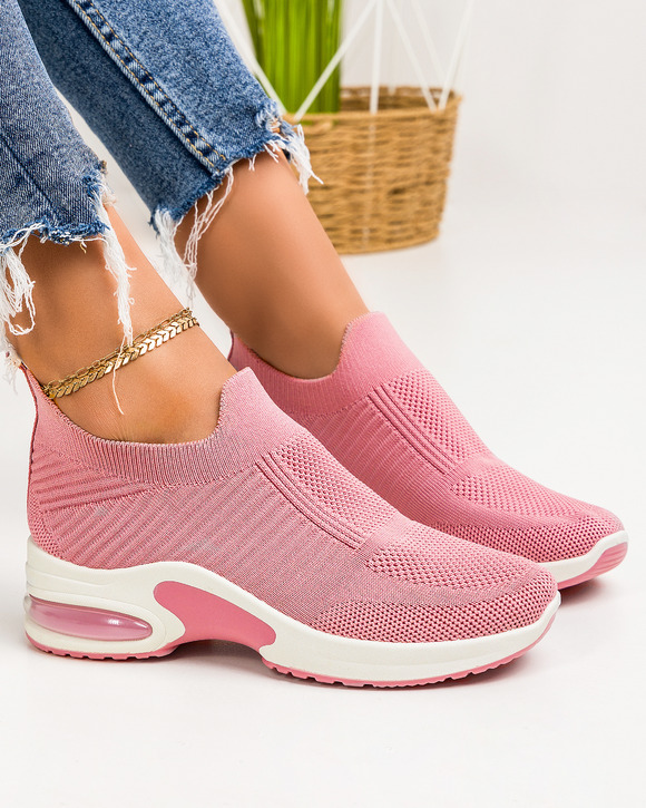 Femei - Pantofi sport dama roz A120