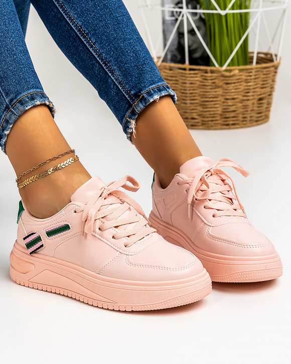 Femei - Pantofi sport dama roz A140