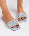 Papuci dama albastri A063 1