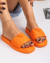 Papuci dama portocalii A067 1