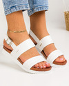 Sandale dama albe A018 3