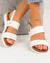 Sandale dama albe A018 1