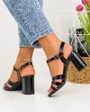 Sandale dama negre A001 2