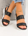 Sandale dama negre A018 1