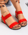 Sandale dama rosii A076 1