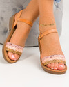 Sandale dama roz A015 1
