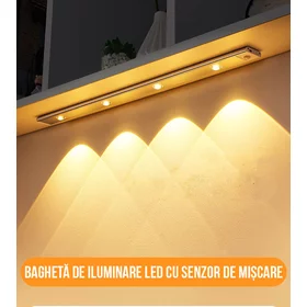Bagheta de iluminare LED cu senzor de miscare