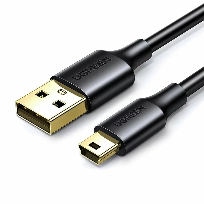 Cablu Date Ugreen US132 USB 2.0/ Mini USB, Negru