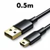 Cablu Date Ugreen US132 USB 2.0/ Mini USB, Negru 0.5m