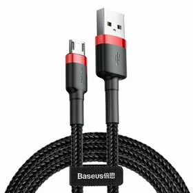 Cablu ultra-lung USB / micro USB cu impletitura de nylon Baseus Cafule 2A 3M