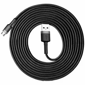 Cablu ultra-lung USB / micro USB cu impletitura de nylon Baseus Cafule 2A 3M