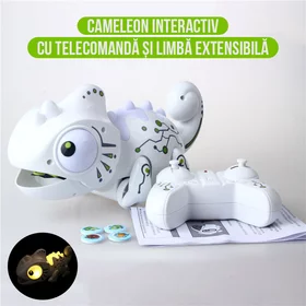 Cameleon interactiv cu telecomanda si limba extensibila