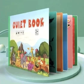 Carte interactiva Montessori BusyBook in engleza sa invatam animalele