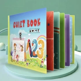 Carte interactiva Montessori BusyBook in engleza sa invatam numere