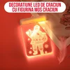 Decoratiune LED de Craciun cu figurina Mos Craciun