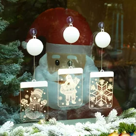 Decoratiune LED de Craciun cu figurina