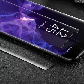 Folie de sticla Premium cu Nano Lichid UV pentru Galaxy S8+