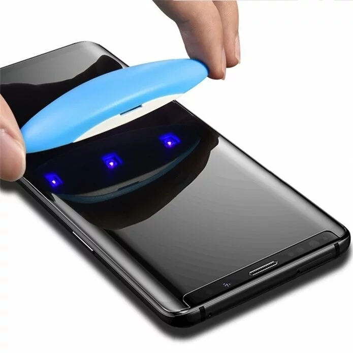 Folie de sticla Premium cu Nano Lichid UV pentru Galaxy S9+