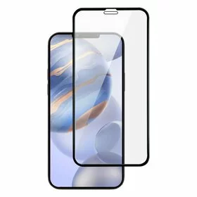 Folie de sticla (Tempered Glass) Premium cu margini colorate pentru iPhone 12/ iPhone 12 Pro