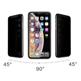Folie Privacy - Anti spionaj - pentru iPhone 11 Pro si iPhone X/XS NEGRU