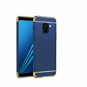 Husa 3 in 1 Luxury pentru Galaxy A6 Plus (2018) Blue