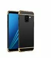 Husa 3 in 1 Luxury pentru Galaxy A8 (2018) Black