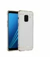 Husa 3 in 1 Luxury pentru Galaxy A8 (2018) Silver