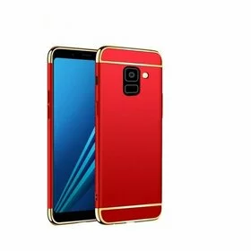 Husa 3 in 1 Luxury pentru Galaxy A8 Plus (2018) Red