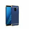 Husa 3 in 1 Luxury pentru Galaxy A8 Plus (2018) Blue