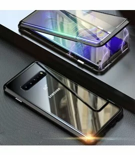 Husa 360 Magnetica cu Sticla fata + spate pentru Galaxy S10 Black