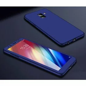 Husa 360 pentru Galaxy A6 Plus (2018) Blue