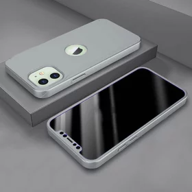 Husa 360 pentru iPhone 12/ iPhone 12 Pro Silver