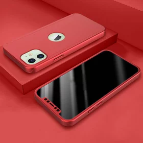 Husa 360 pentru iPhone 12 Mini Red