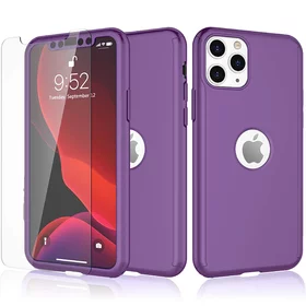 Husa 360 pentru iPhone 12 Pro Max Purple