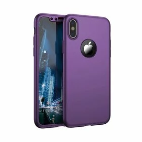 Husa 360 pentru iPhone X Purple
