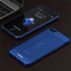 Husa Air cu perforatii si inel pentru iPhone X Blue