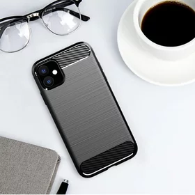 Husa Carbon din TPU flexibil pentru iPhone 12 Mini