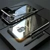 Husa cu Bumper Magnetic si Spate din Sticla Securizata pentru Galaxy S9 Plus Black
