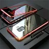 Husa cu Bumper Magnetic si Spate din Sticla Securizata pentru Galaxy S9 Plus Red