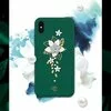 Husa cu Cristale Swarovski - Kingxbar Petal Series pentru iPhone X/XS Green