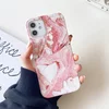 Husa Wozinsky de protectie Marble Design pentru iPhone 12 Pro / iPhone 12 Pink