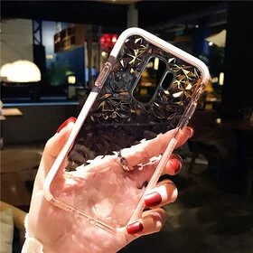 Husa Diamond Transparenta pentru Galaxy S9 LightPink