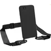 Husa din silicon cu snur textil pentru iPhone SE (2020) / iPhone 7/ iPhone 8 Black