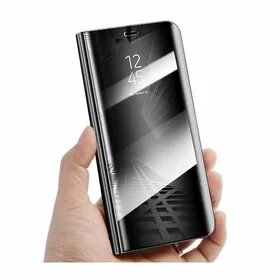 Husa Flip Mirror pentru Galaxy A51 Black