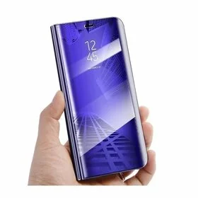 Husa Flip Mirror pentru Galaxy A51 Purple