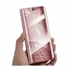 Husa Flip Mirror pentru Galaxy A51 Rose Gold