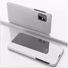 Husa Flip Mirror pentru Galaxy S10 Lite/ Galaxy A91 Silver